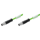 WEIDMULLER - Cavo EtherCat preconfezionato, Linea di collegamento, Numero di poli: 4, 0.1 m - SAIL-M8GM8SG-4S0.1UIE.