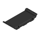 WEIDMULLER - Elemento frontale CH20M45 (custodia modulare), Larghezza: 45, IP20 installato, Materiale: Plastica, Colore: nero, Anno: 2010.