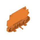 WEIDMULLER - Piastra terminale (custodia sagomata) Larghezza: 27.2 IP20 installato PA 66 arancione AP 110 OR.