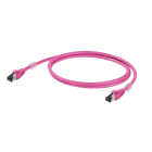 WEIDMULLER - Cavo patch Ethernet RJ45 IP20, 8 poli, lunghezza 0.5m IE-C6FP8LM0005M40M40-M.