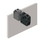 WEIDMULLER - Morsetto passante 500V 32A larghezza 8.1mm 6mm² collegamento a vite box WGK 4 BK BX.