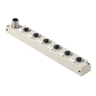 WEIDMULLER - Ripartitore passivo sensore-attuatore (senza cavo) completo con uscita M12 12 poli codificato A SAI-6-S12 4P M12 L con 6 prese di contatto.