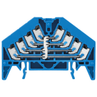 WEIDMULLER - Morsetto ripartitore di potenziale, PUSH IN, blu, 1.5 mm², 17.5 A, 250 V, 16 collegamenti, 4 piani, TS 35 x 7.5, V-0, policarbonato PPV 4 BL 35X7.5 DGR.