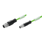 WEIDMULLER - Cavo EtherCat preconfezionato, Linea di collegamento, Numero di poli: 4, 5 m SAIL-M12GM8SG-4S5.0UIE.