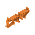 WEIDMULLER - Piedino a scatto RF 180 in custodia sagomata PA 66, colore arancione, codice OR 1665.
