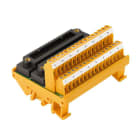 WEIDMULLER - Modulo interfaccia morsetto connettore 2 x KS 40P Maschio 40 poli LL2N 5,08 mm Collegamento vite TBY-SAI533-2KS-S.