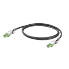 WEIDMULLER - Cavo Ethernet per installazioni ferroviarie confezionato RJ45 IP20, Numero di poli: 4, Lunghezza: 4 m IE-C5DB4WE0040A20A20-E.