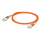 WEIDMULLER - Cavo dati in fibra ottica ZIPCORD SC Duplex IP20 LSZH 50 µm 10 m IE-FM5Z2LO0010MSD0SD0-X.