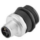 WEIDMULLER - Adattatore per sensori e attuatori, 4 poli, Codifica S-coded M12 630V SAIS-WDF-3+PE-M20-S-COD.