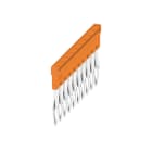 WEIDMULLER - Morsetto innestato arancione 24A, 10 poli, passo 5.10mm, isolato, larghezza 48.7mm ZQV 2.5N/10.