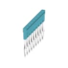 WEIDMULLER - Morsetto innestato blu 24A 9 poli passo 5.10mm isolato larghezza 43.6mm ZQV 2.5N/9 BL.