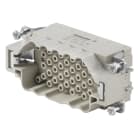 WEIDMULLER - Inserto di contatto maschio a innesto industriale, 500V, 16A, 40 poli, collegamento a crimpare, dimensione 6 HDC HEEE 40 MC.