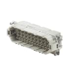 WEIDMULLER - Inserto di contatto maschio per connettori a innesto industriali HDC HEE 46 MC, 500V, 16A, 46 poli, collegamento a crimpare, dimensione 8.