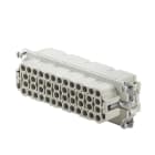WEIDMULLER - Inserto di contatto femmina per connettori a innesto industriali HDC HEE 46 FC, 500V, 16A, 46 poli, collegamento a crimpare, dimensione 8.