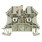 WEIDMULLER - Morsetto sezionatore di prova WTR 2.5, collegamento a vite beige scuro per 2.5 mm², 24 A, 500 V su TS 35 con V-0, Wemi.