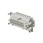 WEIDMULLER - Inserto di contatto femmina HDC HE 16 FP, 500V, 16A, 16 poli, PUSH IN, dimensione 6.