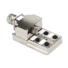 WEIDMULLER - Ripartitore passivo sensore-attuatore (senza cavo) completo con calotta, 4 prese di contatto, 5 poli, M12 SAI-4-MMS 5P M12 1:1.