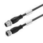 WEIDMULLER - Cavi sensore-attuatore preconfezionati, Linea di collegamento M12 / M12, 4 poli, Lunghezza cavo 0.2 m, maschio diritto - femmina, SAIL-M12GM12G-4-0.2V.