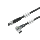 WEIDMULLER - Cavi sensore-attuatore preconfezionati, Linea di collegamento M8 / M8, 3 poli, Lunghezza cavo 10m, maschio diritto - femmina, SAIL-M8GM8W-3L10V.