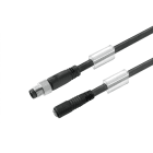 WEIDMULLER - Cavi sensore-attuatore preconfezionati, Linea di collegamento M8 / M8, 4 poli, Lunghezza cavo 3 m, maschio diritto - femmina, SAIL-M8GM8GR-4-3.0V.