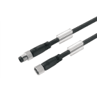 WEIDMULLER - Cavi sensore-attuatore preconfezionati, Linea di collegamento M8 / M8, 3 poli, Lunghezza cavo 1.5 m, maschio diritto - femmina - SAIL-M8GM8G-K24-1.5U.
