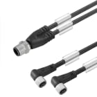 WEIDMULLER - Cavi adattatore sensore-attuatore, Linea di collegamento M12/M8, 3,3m, Conduttore doppio, connettore maschio diritto, 2 connet SAIL-ZW-M8BW-3-3.0U.