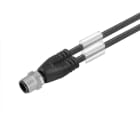 WEIDMULLER - Cavi adattatore sensore-attuatore M12, 3, 0.1 m, Conduttore doppio, connettore maschio, diritto SAIL-ZW-3-0.1U.