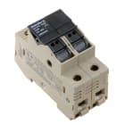 WEIDMULLER - Morsetto componibile portafusibile, collegamento a vite, beige scuro, 25 mm², 32 A, 690 V, numero di collegamenti: 4, numero di piani: 1, TS 35, V-0, WSI 25/2 10X38.