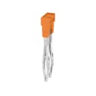 WEIDMULLER - Morsetto innestato arancione 17.5 A, Numero di poli: 2, Passo 3.50 mm, Isolato, Larghezza 5.5 mm ZQV 1.5N/2.