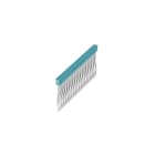 WEIDMULLER - Morsetto innestato blu 17.5 A 20 poli passo 3.50 mm isolato larghezza 70 mm ZQV 1.5N/20 BL.