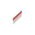 WEIDMULLER - Morsetto innestato rosso 17.5 A 20 poli passo 3.50 mm isolato larghezza 70 mm ZQV 1.5N/20 RD.