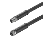 WEIDMULLER - Cavi sensore-attuatore preconfezionati, Linea di collegamento M12 / M12, 4 poli, Lunghezza cavo 1.5 m, maschio diritto - femmina, SAIL-M12GM12G-S-1.5P.