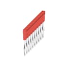 WEIDMULLER - Morsetto innestato rosso 24A, 10 poli, passo 5.10mm, isolato, larghezza 48.7mm ZQV 2.5N/10 RD.