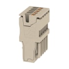 WEIDMULLER - Connettore PUSH IN Beige scuro 1.5 mm² 17.5 A 500 V Numero di collegamenti 5 V-0 Wemid Numero di poli 5 Larghezza 17.5 mm Pos APG 1.5/5.