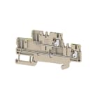 WEIDMULLER - Morsetto Beige scuro 1.5 mm² 4 collegamenti 2 piani V-0 Wemid APGTB 1.5 2T FT-PE 4C/2.