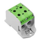 WEIDMULLER - Morsetto ripartitore di potenziale, collegamento a vite, verde, 95 mm², 232 A, 1000 V, numero di piani: 1, V-0, Wemid WPD 231 2X95/2X95 GN.