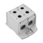 WEIDMULLER - Morsetto ripartitore di potenziale, collegamento a vite, grigio chiaro, 300 mm², 520 A, 1000 V, numero di piani: 1, V-0, Wemid WPD 233 2X300/2X300 GY.