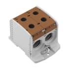 WEIDMULLER - Morsetto ripartitore di potenziale, collegamento a vite marrone 300 mm² 520 A 1000 V numero di piani 1 V-0 Wemid WPD 233 2X300/2X300 BN.