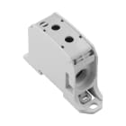 WEIDMULLER - Morsetto ripartitore di potenziale, collegamento a vite, grigio chiaro, 95 mm², 232 A, 1000 V, numero di piani: 1, V-0, Wemid WPD 131 1X95/1X95 GY.