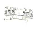 WEIDMULLER - Morsettiera passante PUSH IN bianco 1.5 mm² 17.5 A 500 V Numero di collegamenti 4 Numero di piani 1 TS 35 V-0 Wemid 130 °C A4C 1.5 WT.