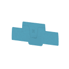 WEIDMULLER - Piastre terminali blu, Posizione verticale: 98.5 mm, Larghezza: 2.1 mm, V-0, Wemid AEP 2T 4 BL.