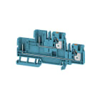 WEIDMULLER - Morsetto blu 4,4 mm², 2 collegamenti, 2 piani, V-0, Wemid APGTB 4 2T 4C/2 BL.