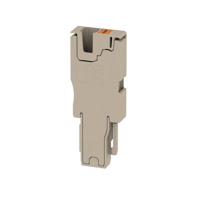 WEIDMULLER - Connettore (Morsetto) PUSH IN Beige scuro 4 mm² 32 A 800 V V-0 Wemid Larghezza: 6.1 mm Posizione verticale: 19 mm APG 4/1.