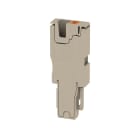 WEIDMULLER - Connettore (Morsetto) PUSH IN Beige scuro 4 mm² 32 A 800 V V-0 Wemid Larghezza: 6.1 mm Posizione verticale: 19 mm APG 4/1.