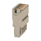 WEIDMULLER - Connettore (Morsetto) PUSH IN Beige scuro 4 mm² 32 A 800 V V-0 Wemid Larghezza 30.5 mm Posizione verticale 19 mm APG 4/5.