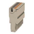 WEIDMULLER - Connettore PUSH IN Beige scuro 4 mm² 32 A 800 V V-0 Wemid Larghezza 42.7 mm Posizione verticale 19 mm APG 4/7.