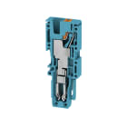 WEIDMULLER - Connettore PUSH IN blu 4 mm² 32 A 800 V V-0 Wemid Larghezza 6.1 mm Posizione verticale 19 mm APG 4 L BL.