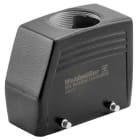 WEIDMULLER - Custodia connettore con connettori a innesto industriali, entrata cavo dall'alto e gancio trasversale in basso, dimensioni 6, IP65, HDC 40D TOBU 1M40G EMC.