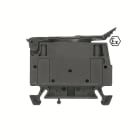 WEIDMULLER - Morsetto componibile portafusibile nero, 4 mm², 6.3 A, 500 V, 2 collegamenti, 1 piano, TS 35, V-0, Wemid, WSI 4.