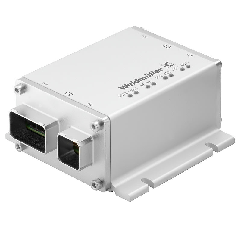 WEIDMULLER - Ripetitore PROFINET PushPull RJ45 (V14) in rame, IP65, 24V IE-CDR-V14MRJ/VAPM-C.